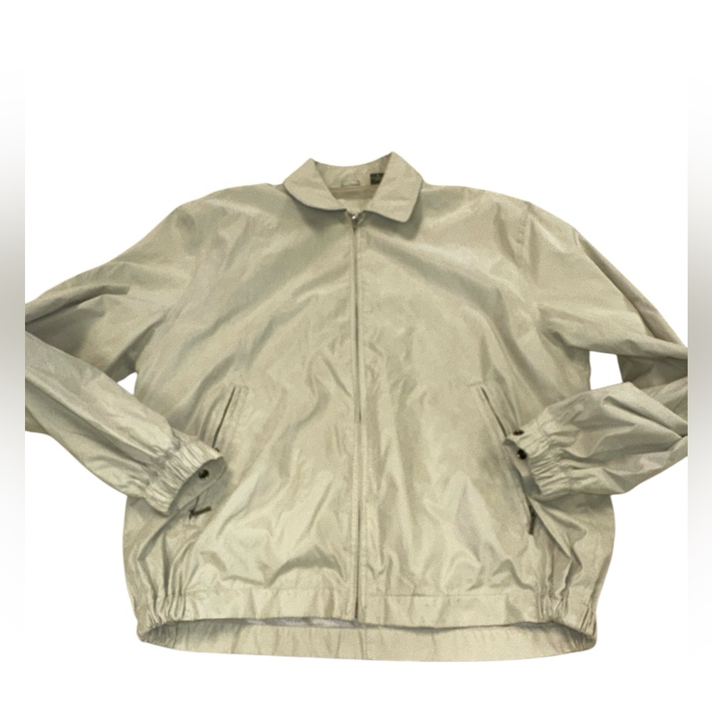 Vintage St John’s Bay Light weight jacket tan‎ size medium